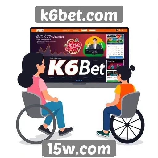 Acessibilidade e usabilidade do site k6bet.com